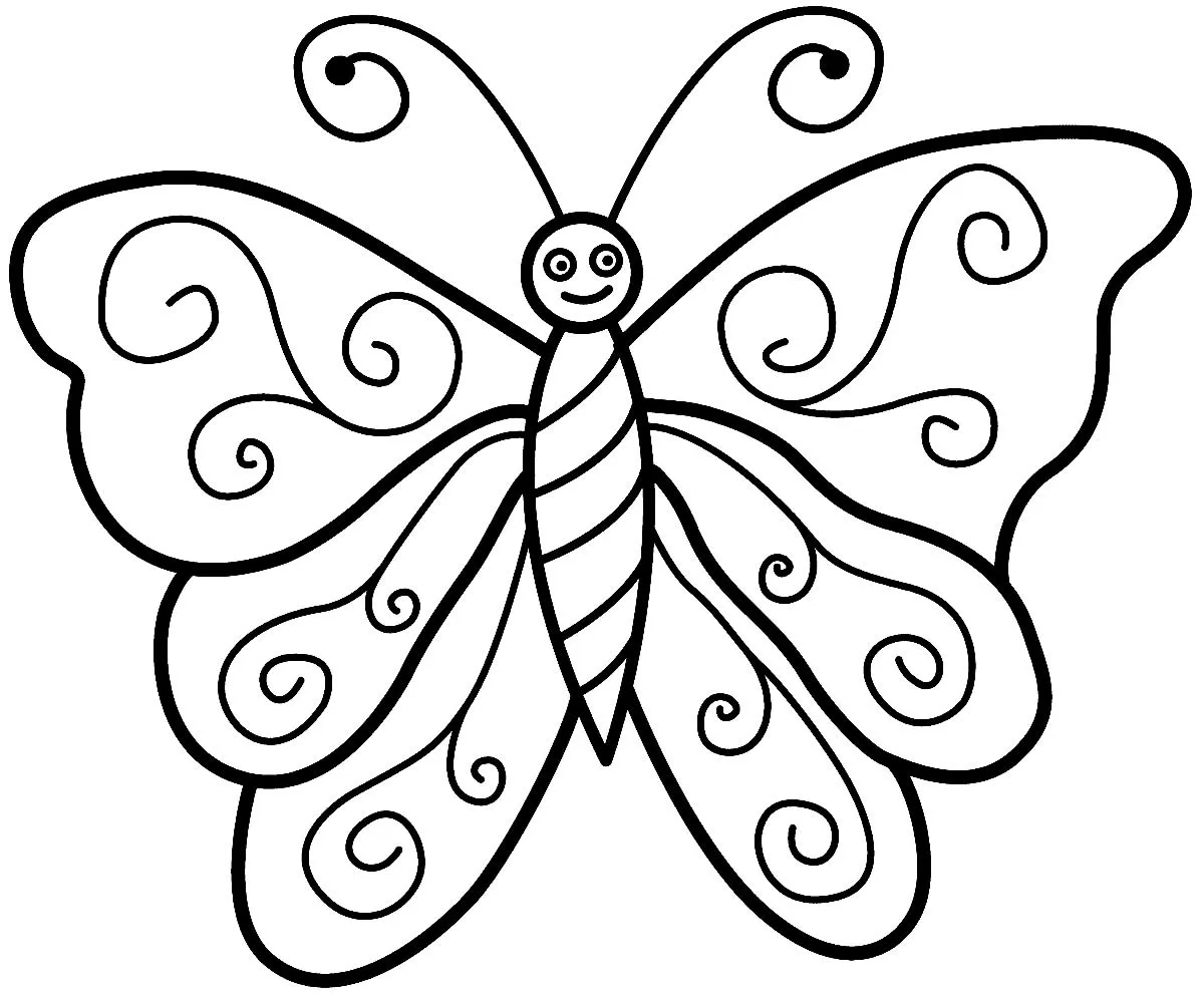 Butterflies Coloring Pages – 013