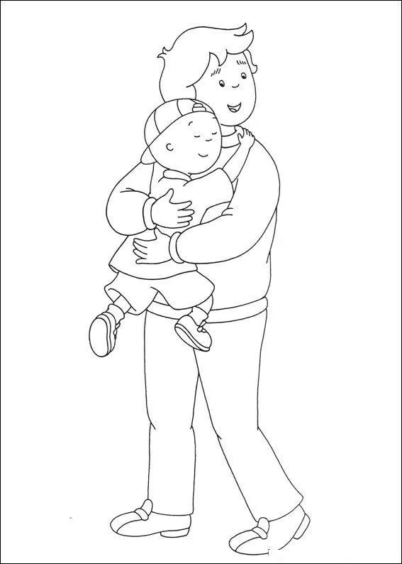 Caillou Coloring Pages – 006