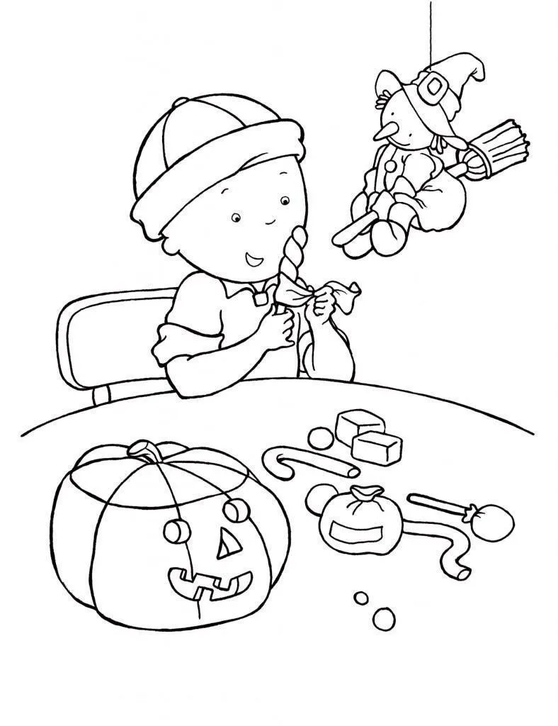 Caillou Coloring Pages – 008