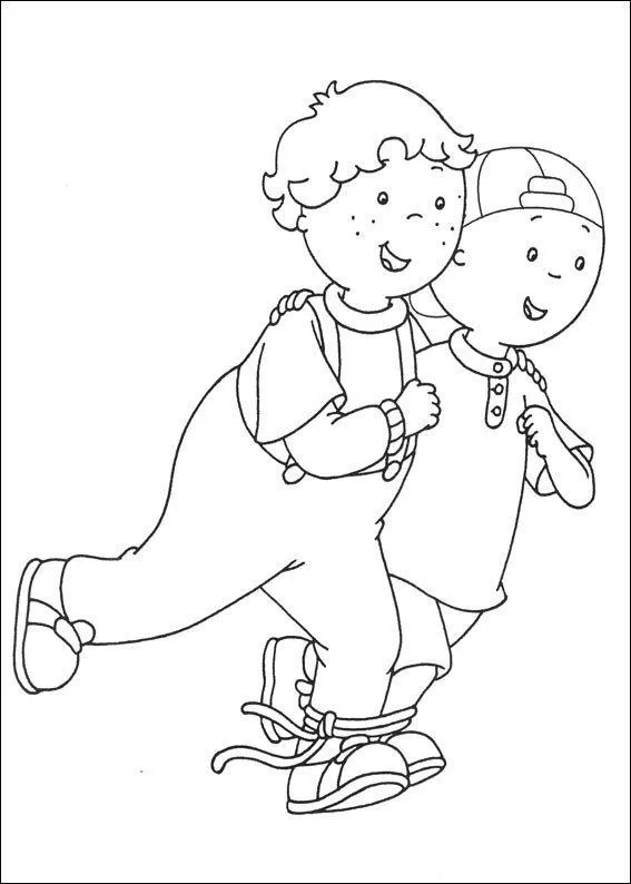 Caillou Coloring Pages – 015