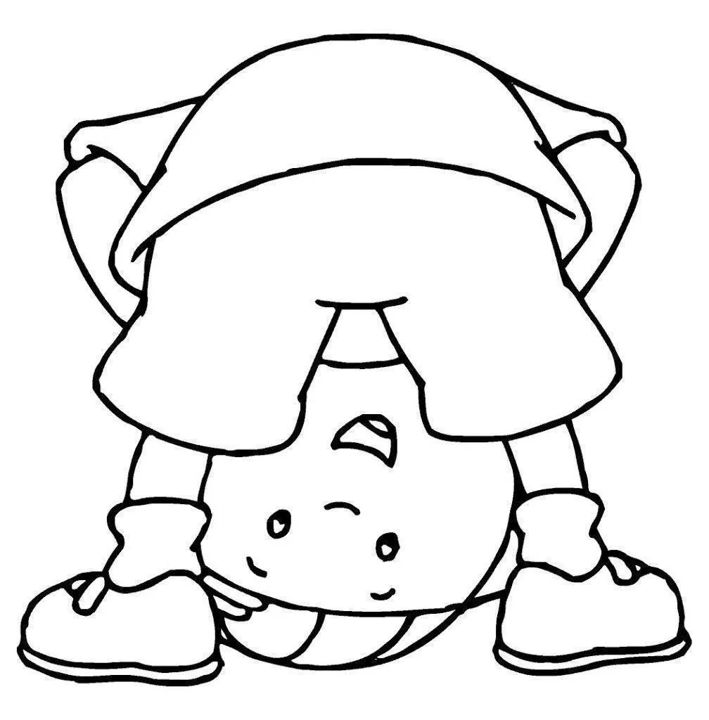 Caillou Coloring Pages – 019