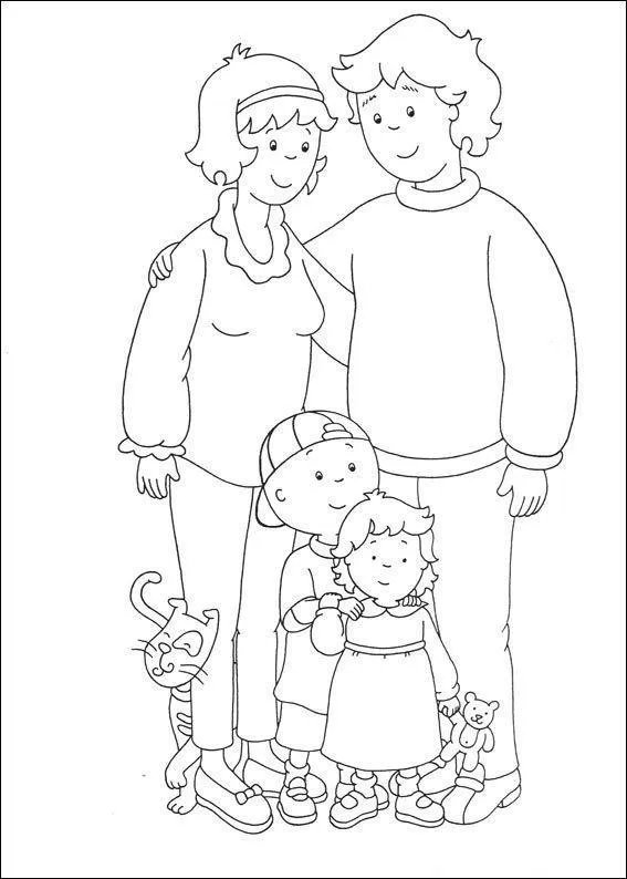 Caillou Coloring Pages – 020