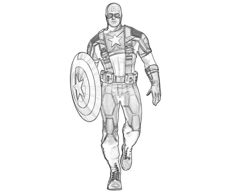 Captain America Coloring Pages – 005