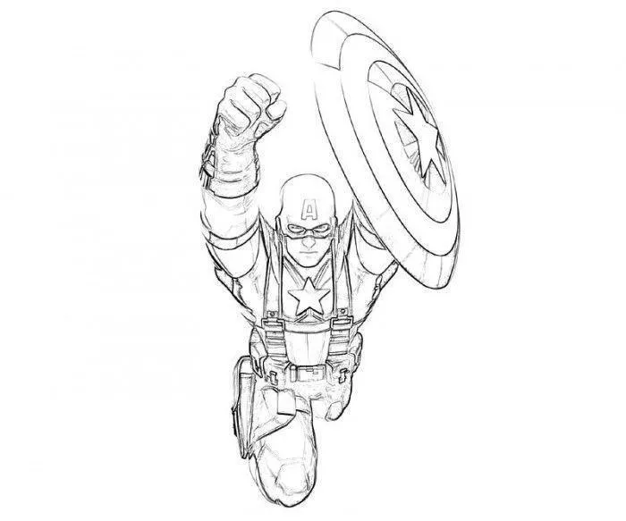 Captain America Coloring Pages – 013