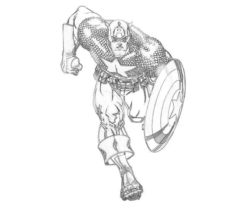 Captain America Coloring Pages – 014