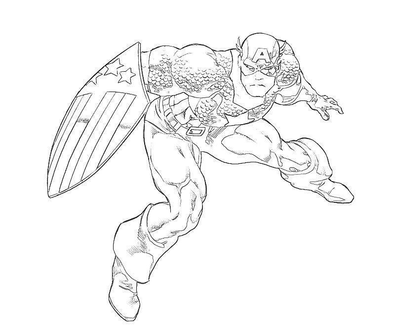 Captain America Coloring Pages – 020