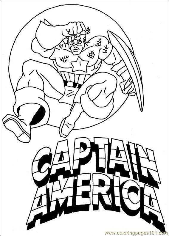 Captain America Coloring Pages – 021
