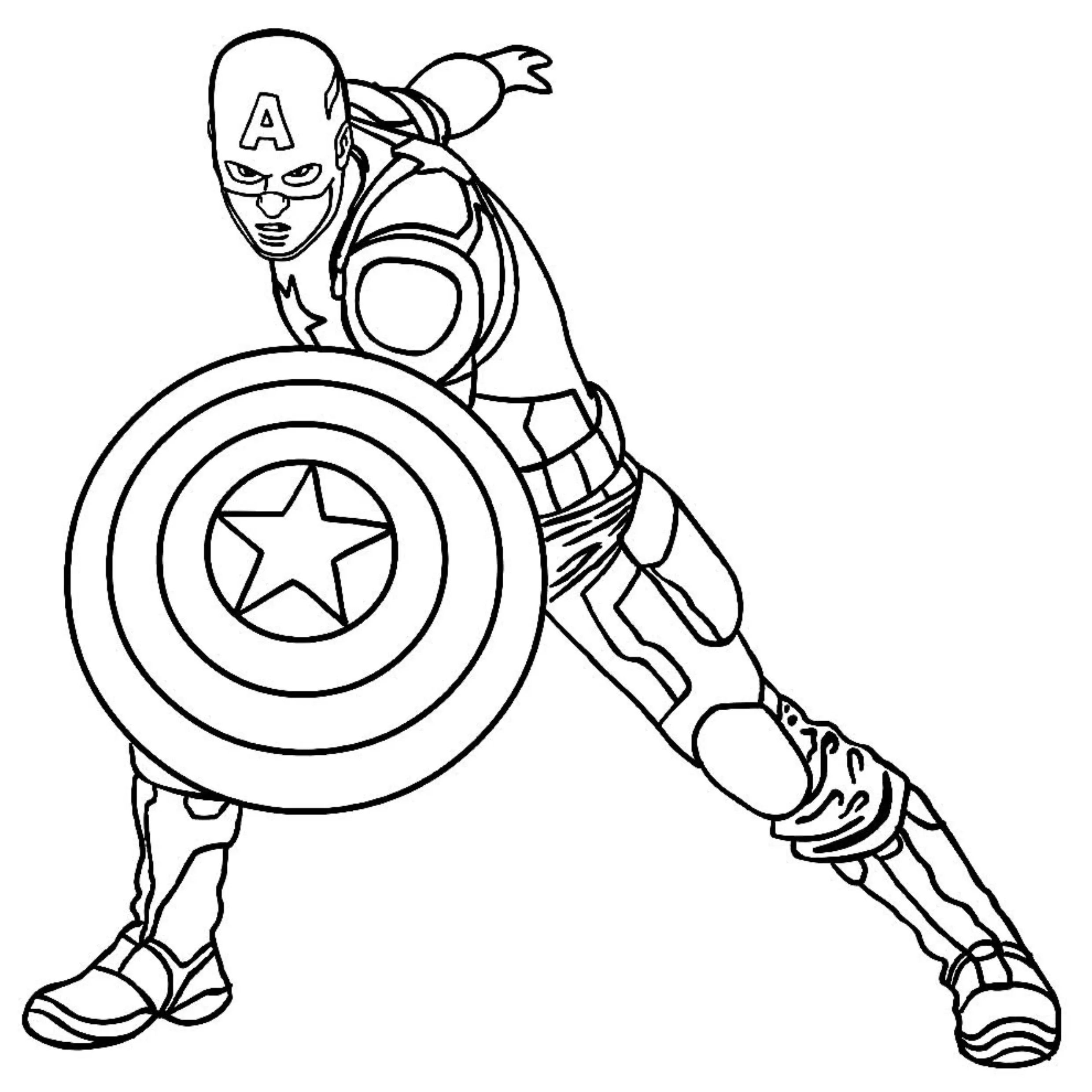 Captain America Coloring Pages – 024