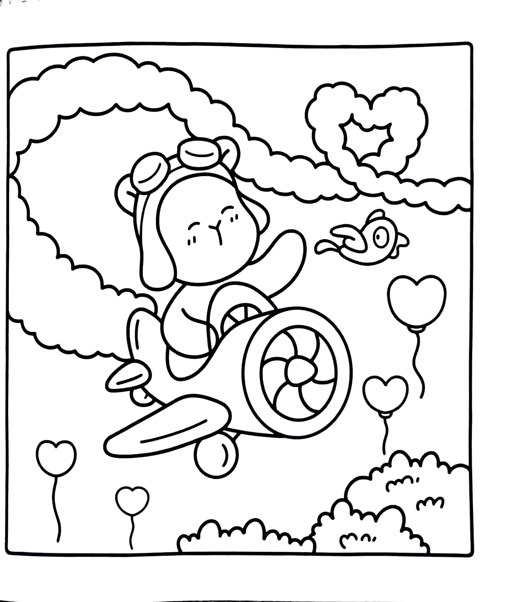 Capybara Coloring Pages – 032