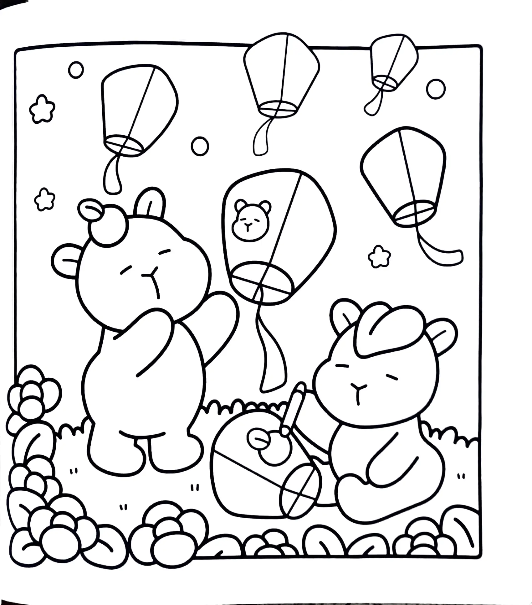 Capybara Coloring Pages – 035
