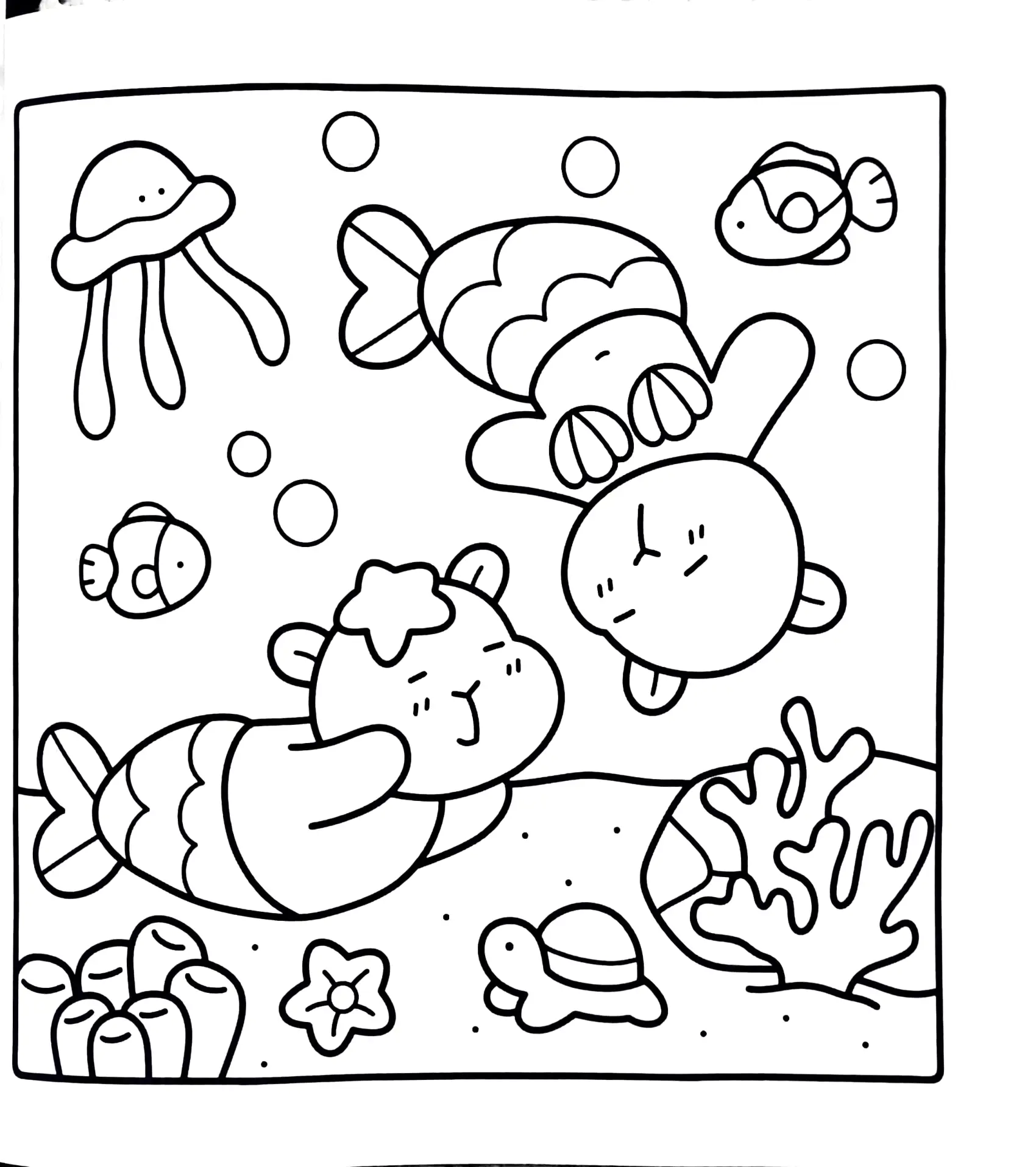 Capybara Coloring Pages – 036