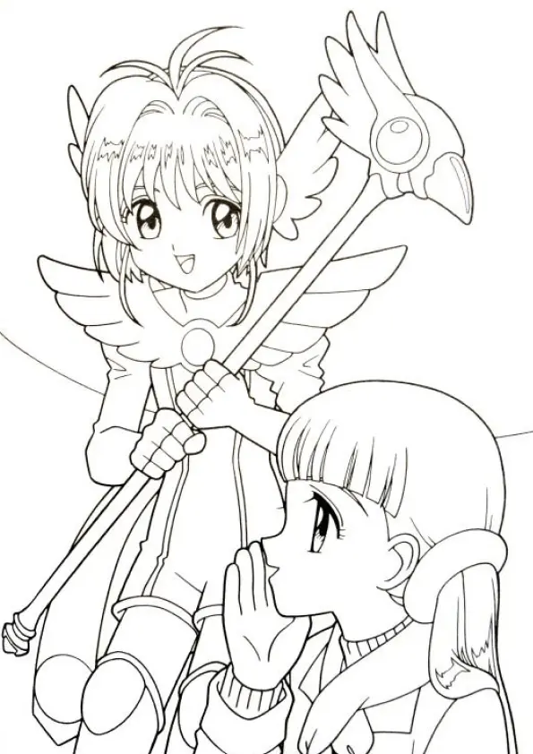 Cardcaptor Sakura Coloring Pages – 008