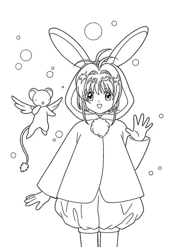 Cardcaptor Sakura Coloring Pages – 012