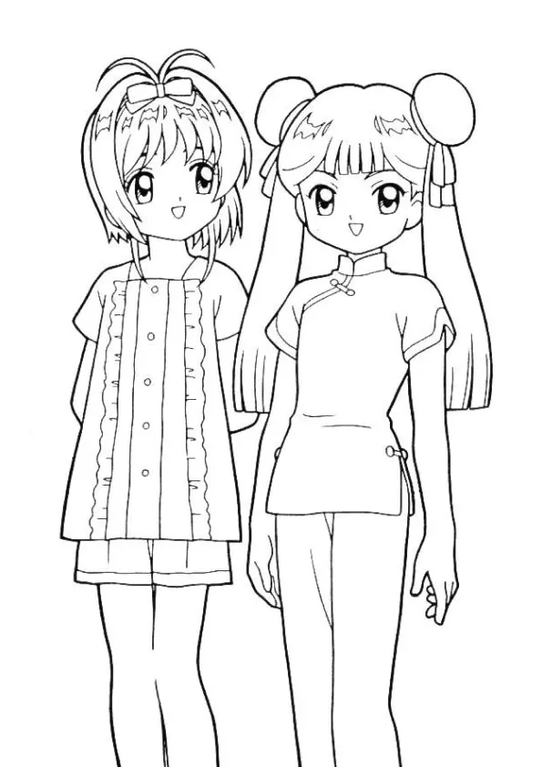 Cardcaptor Sakura Coloring Pages – 014