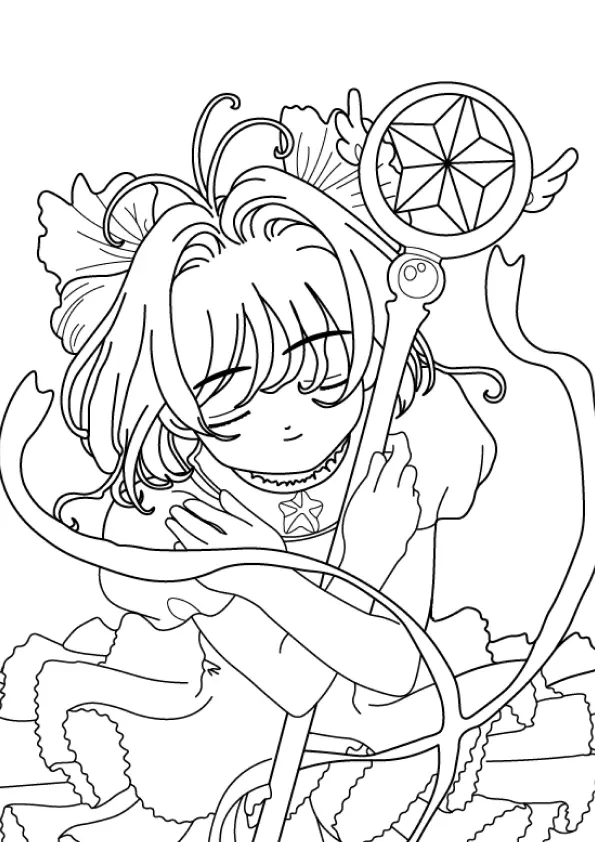 Cardcaptor Sakura Coloring Pages – 017