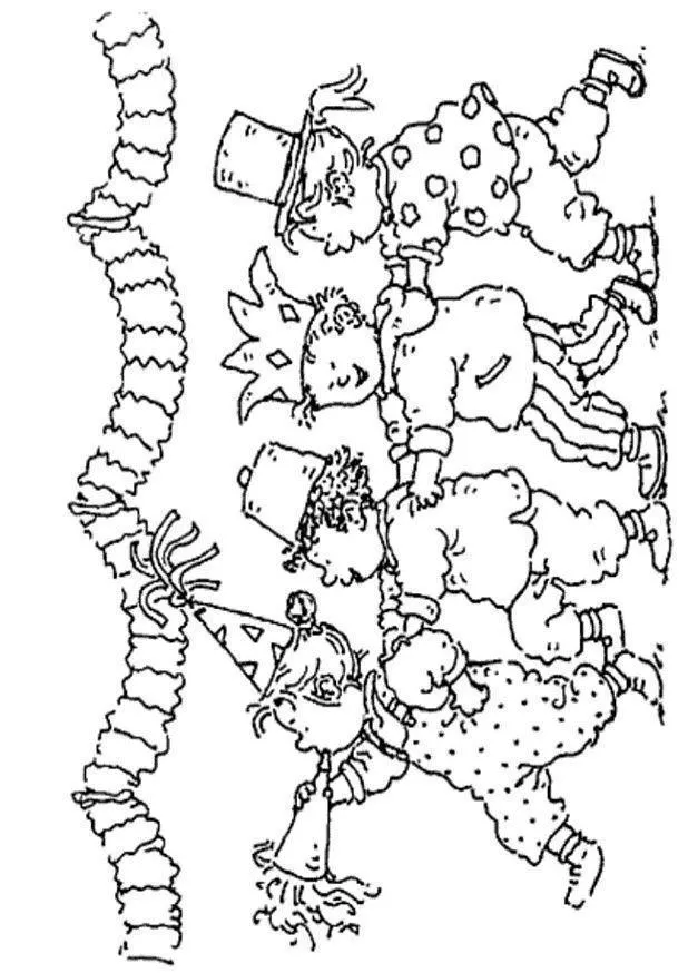 Carnival Coloring Pages – 006