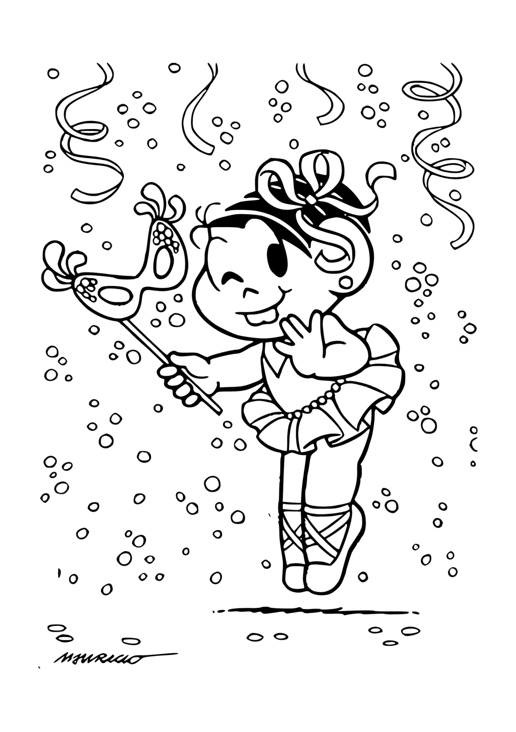 Carnival Coloring Pages – 019
