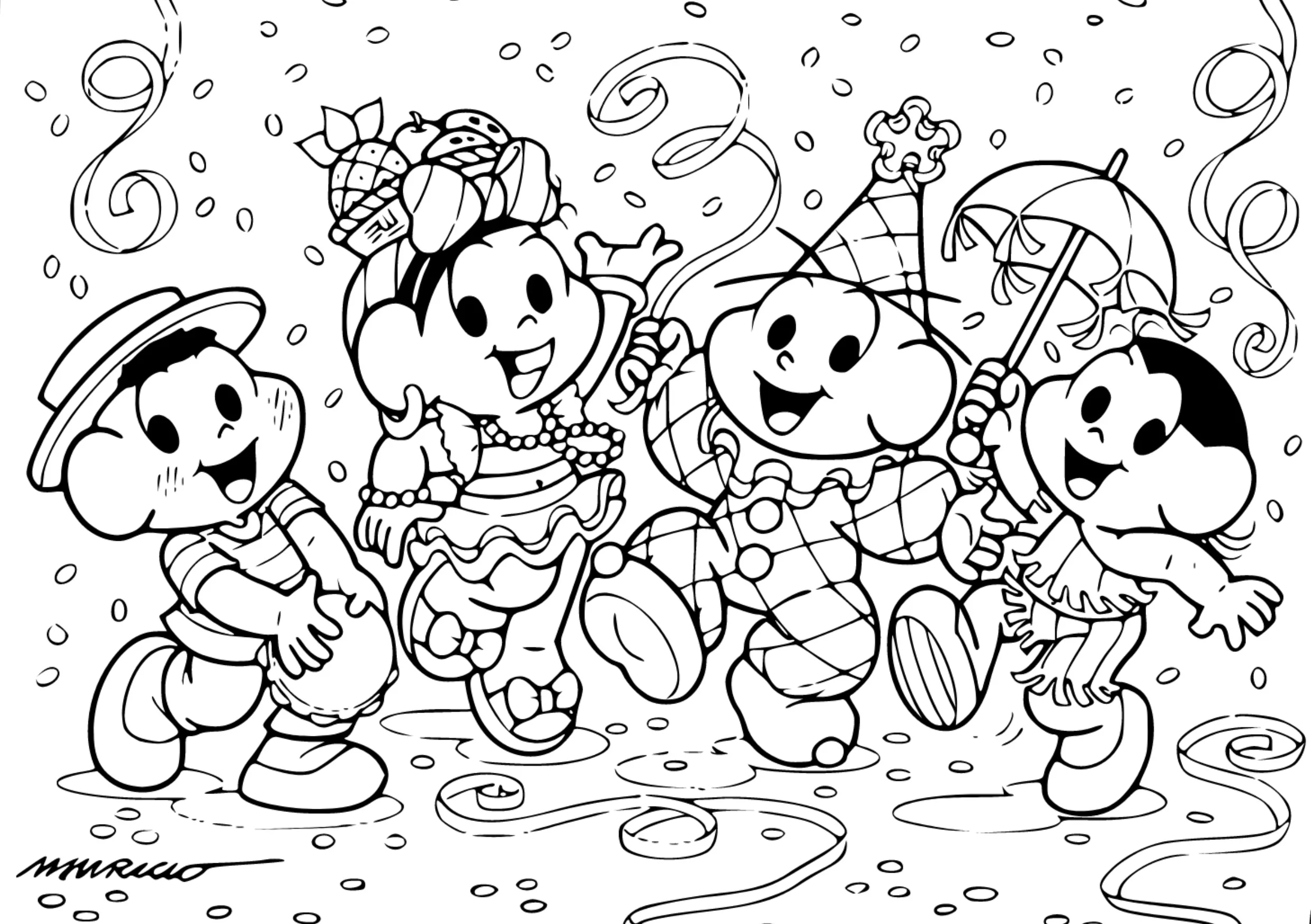 Carnival Coloring Pages – 023
