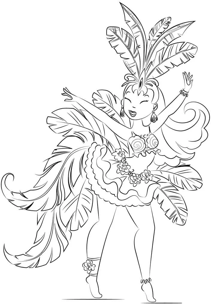 Carnival Coloring Pages – 024