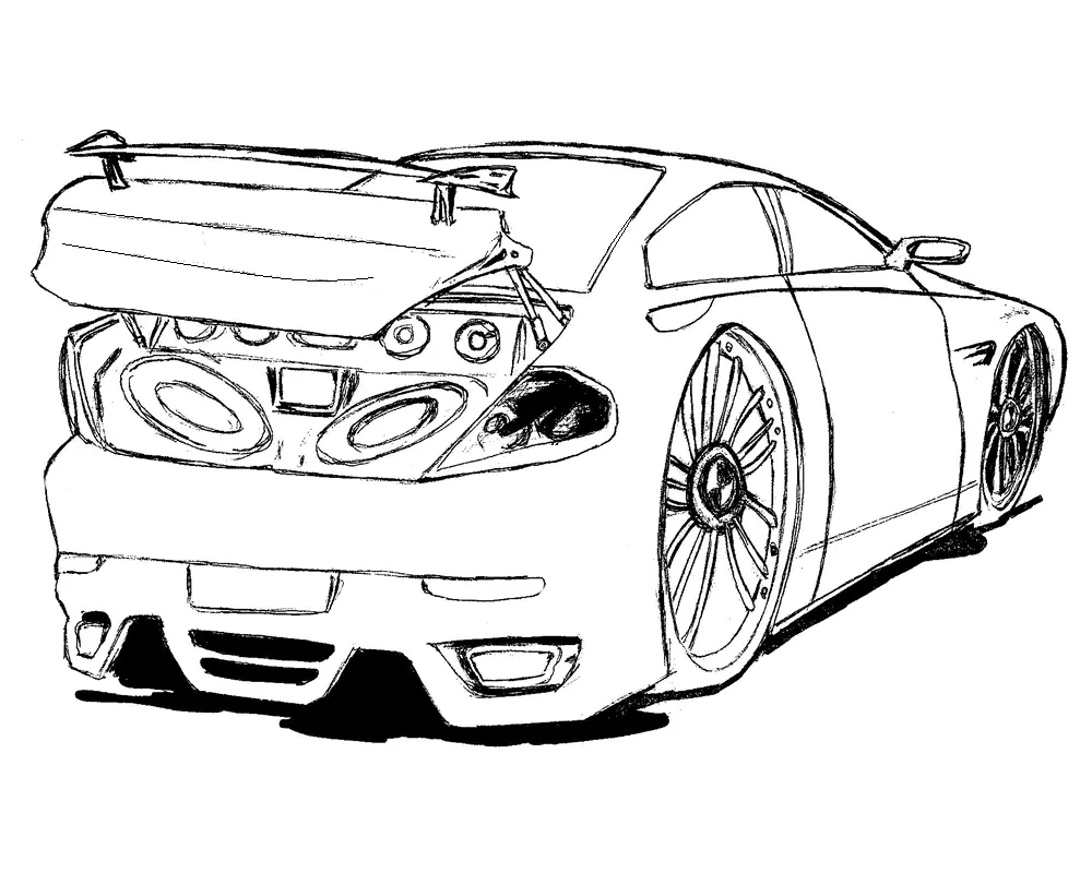 Cars Coloring Pages – 012