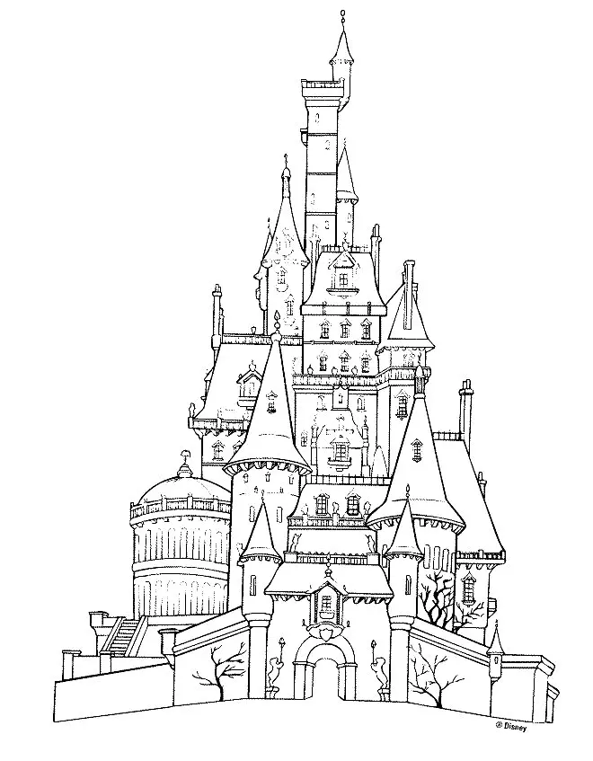 Castles Coloring Pages – 002
