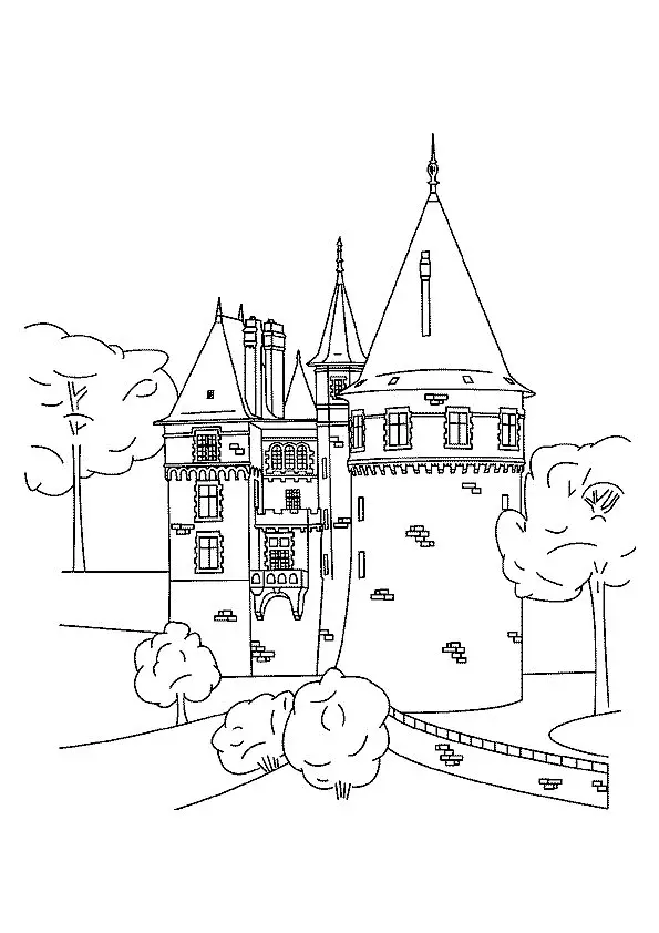Castles Coloring Pages – 009