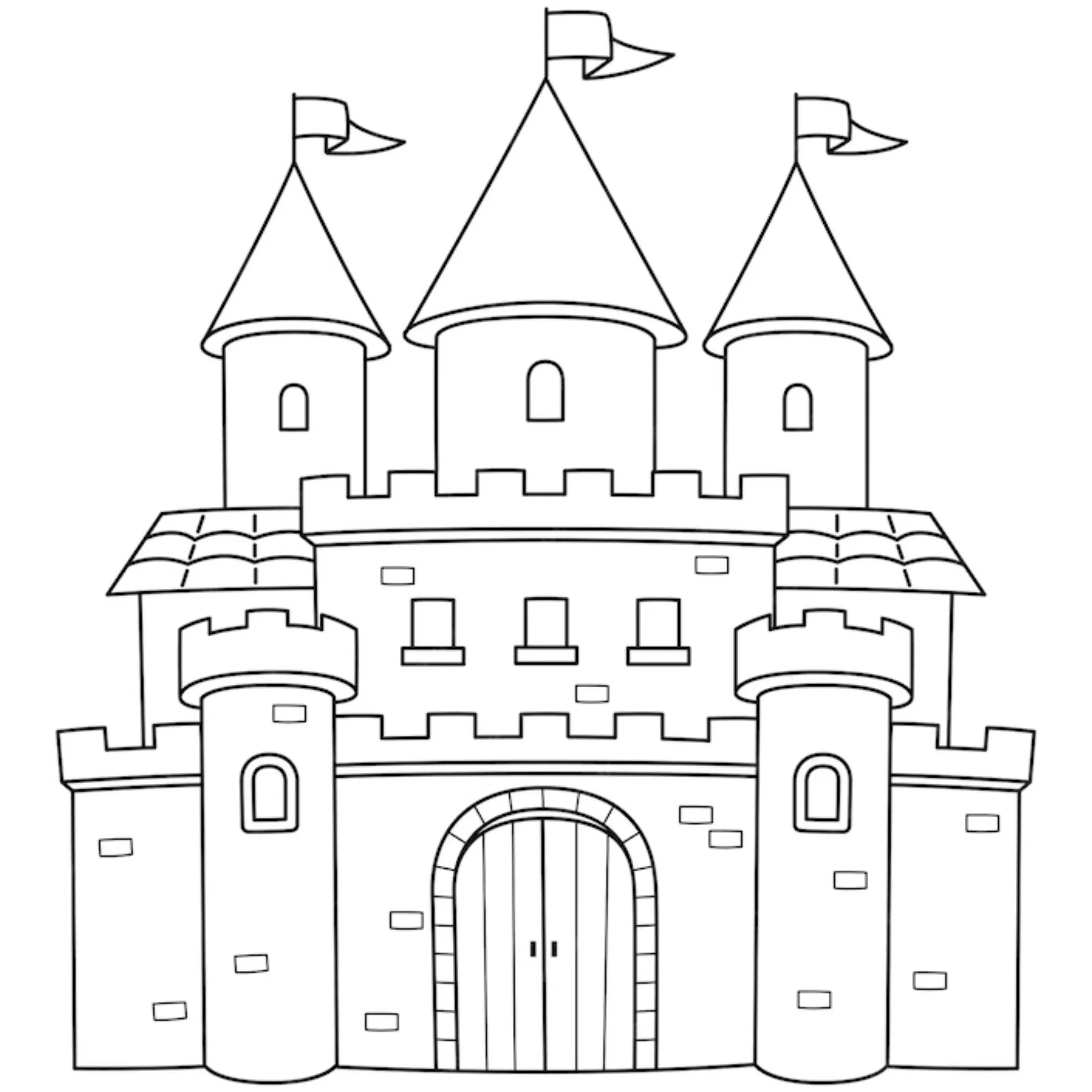 Castles Coloring Pages – 016