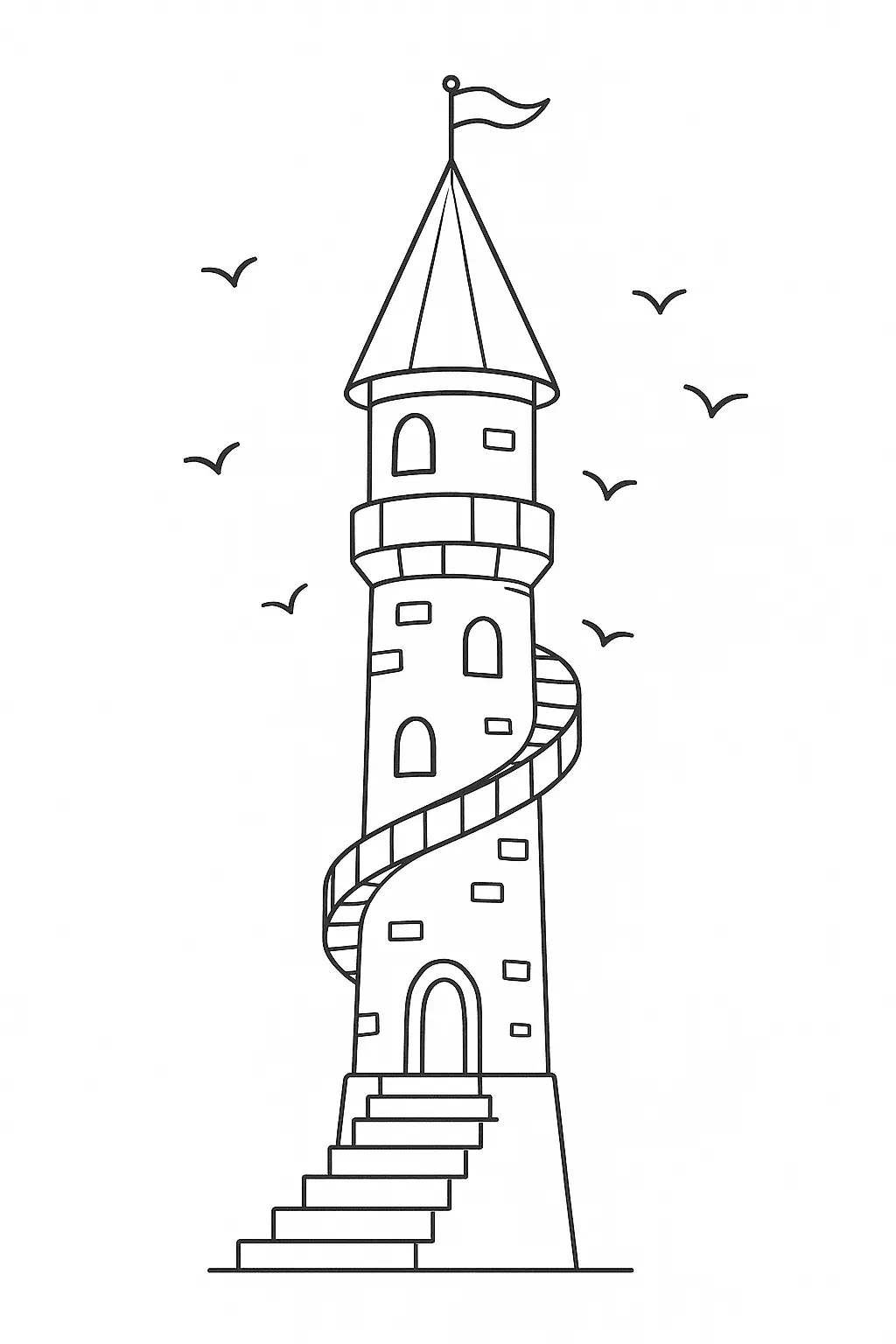 Castles Coloring Pages – 024