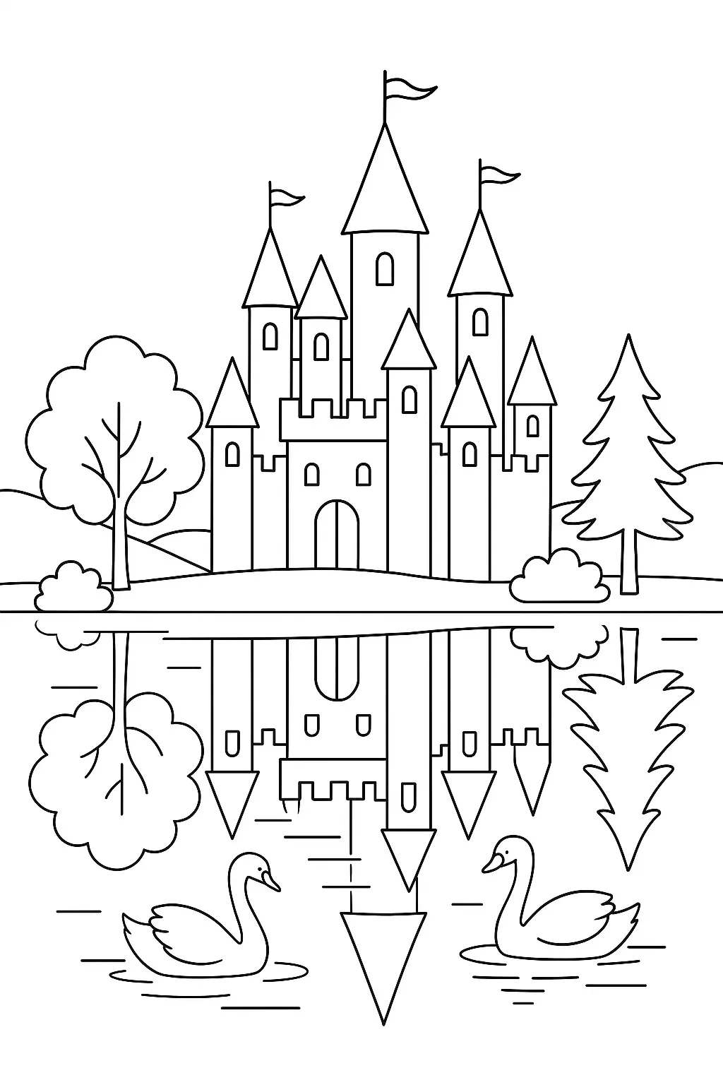 Castles Coloring Pages – 037