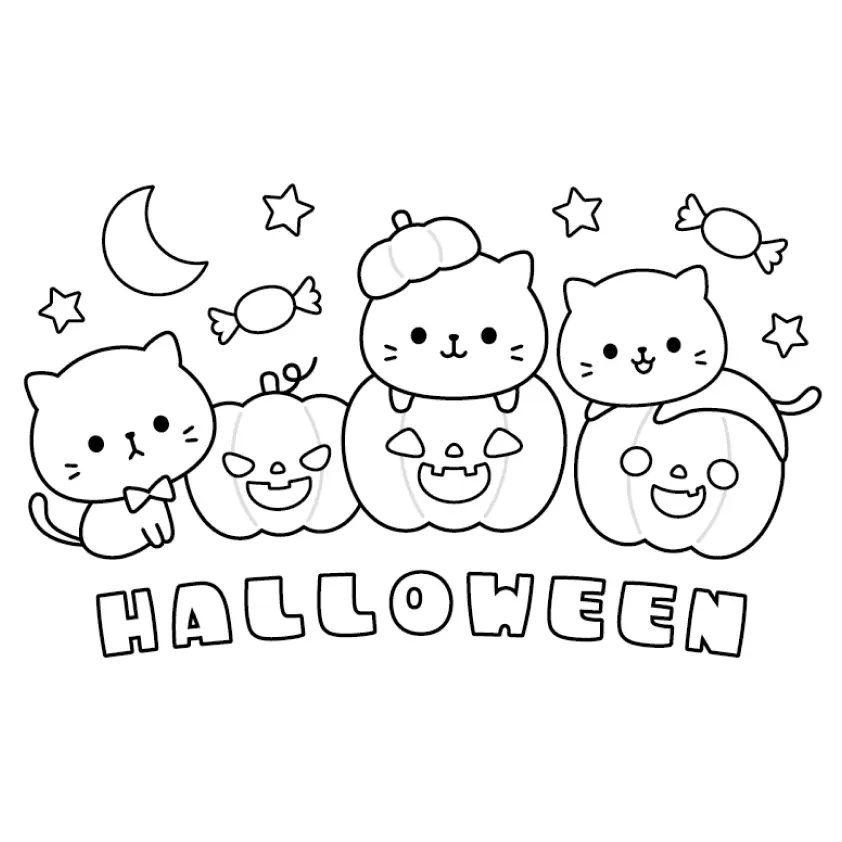Cats Coloring Pages – 013