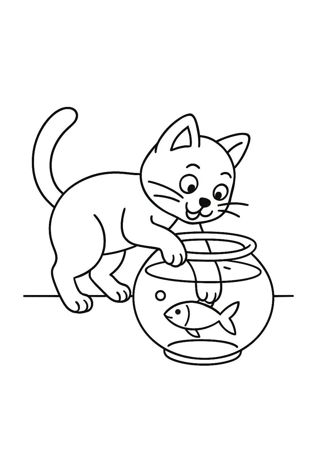 Cats Coloring Pages – 038