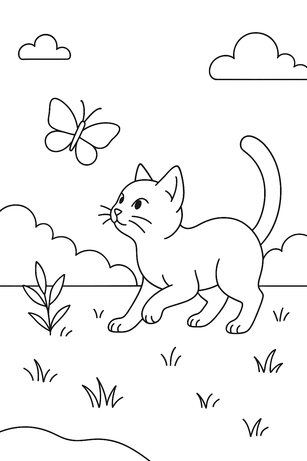 Cats Coloring Pages – 039