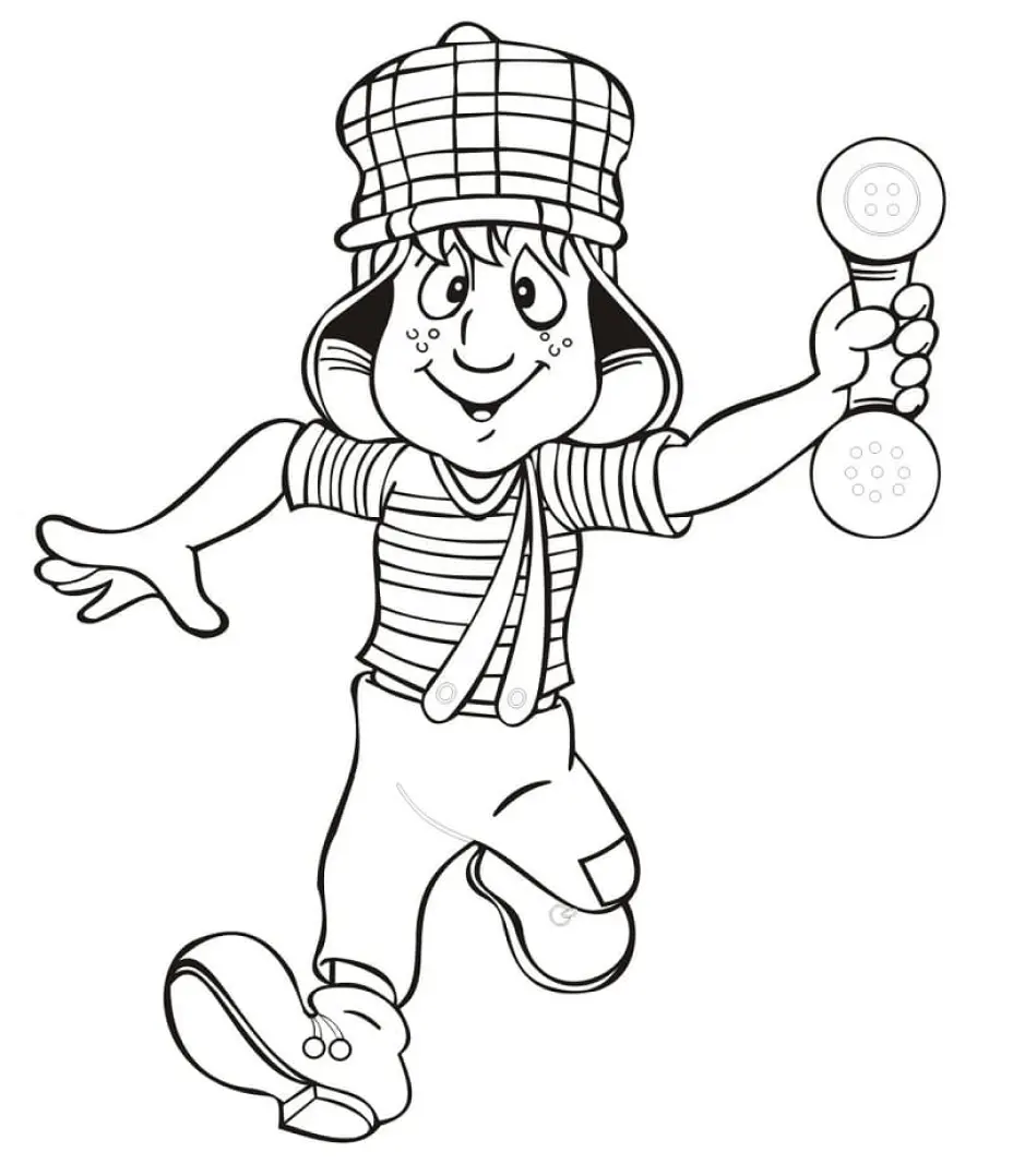 Chavo del Ocho Coloring Pages – 010