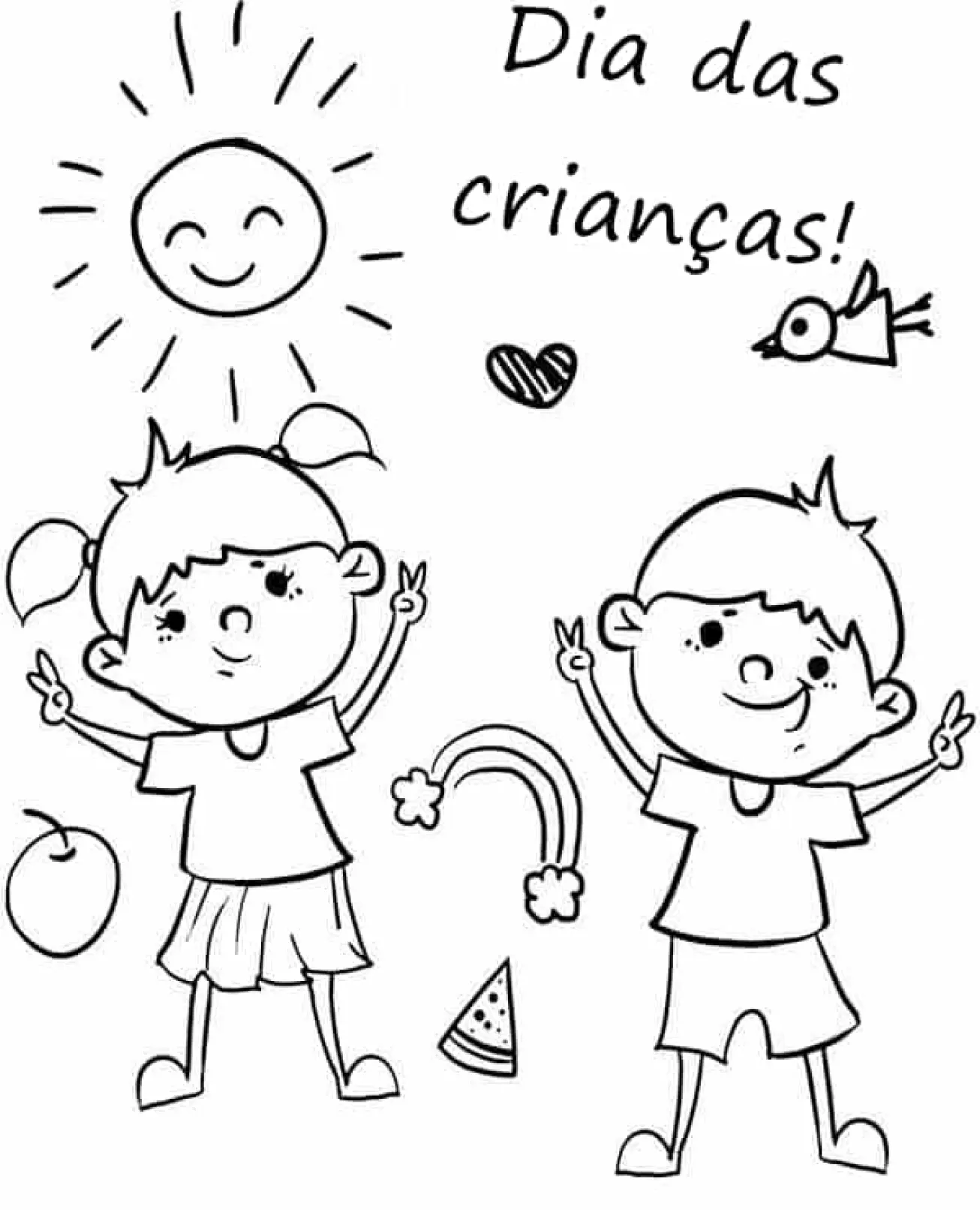 Children’s Day Coloring Pages – 006