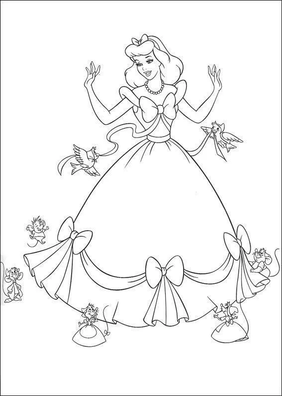 Cinderella Coloring Pages – 003
