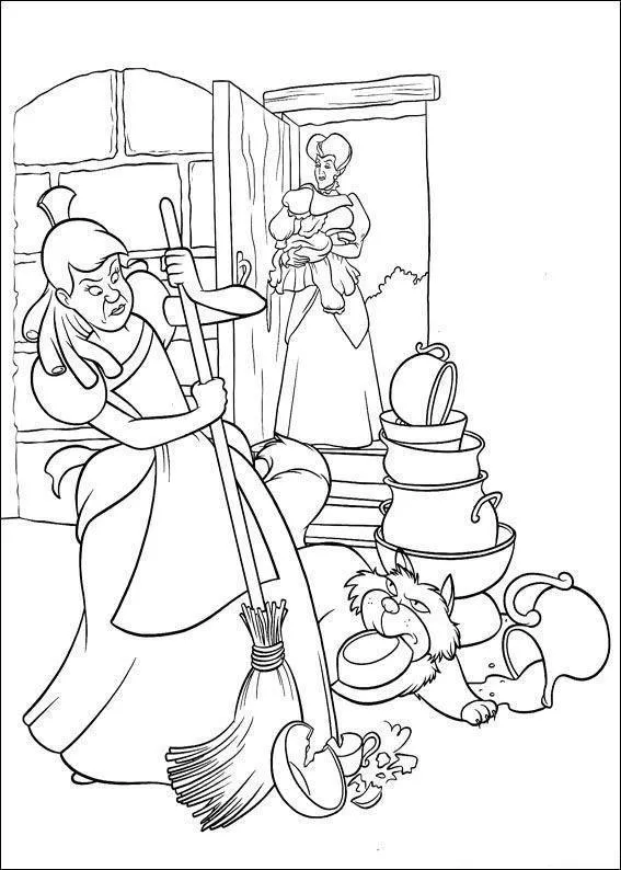 Cinderella Coloring Pages – 020