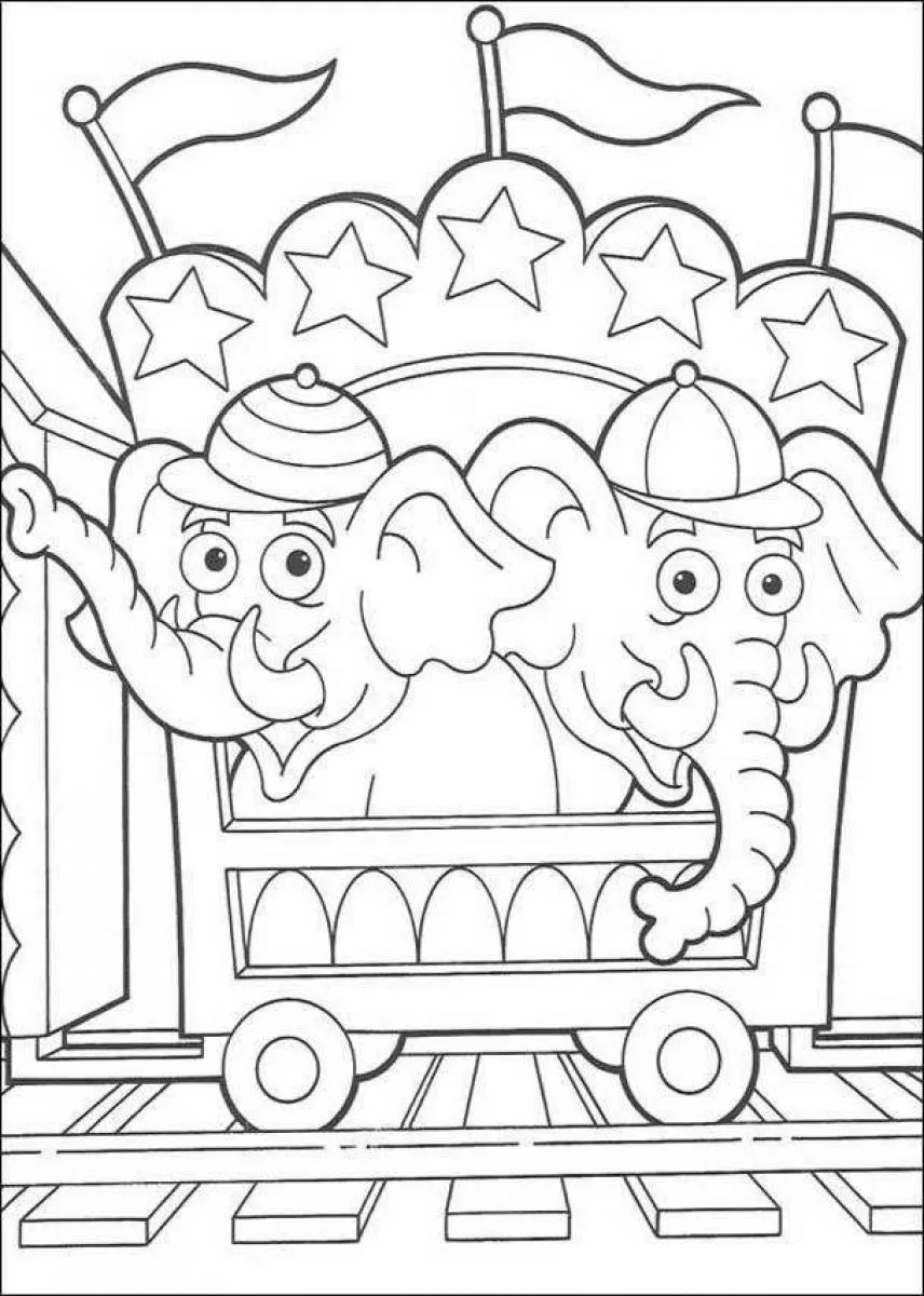 Circus Coloring Pages – 013