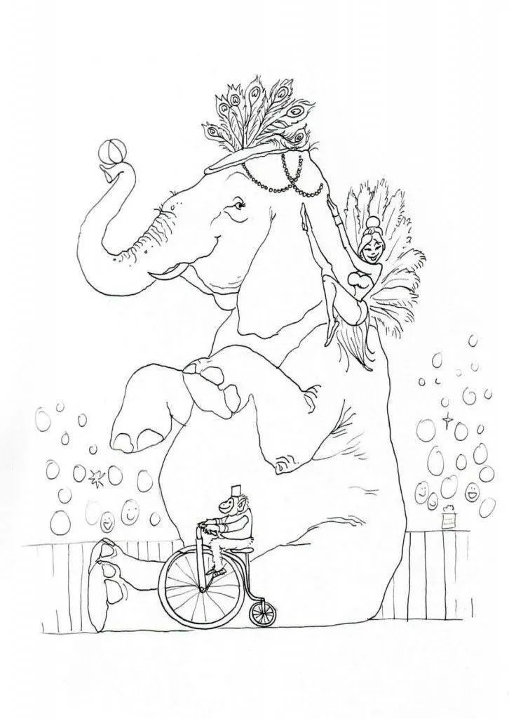 Circus Coloring Pages – 021