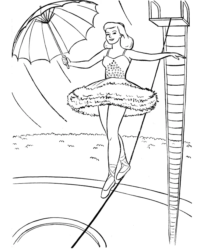 Circus Coloring Pages – 023