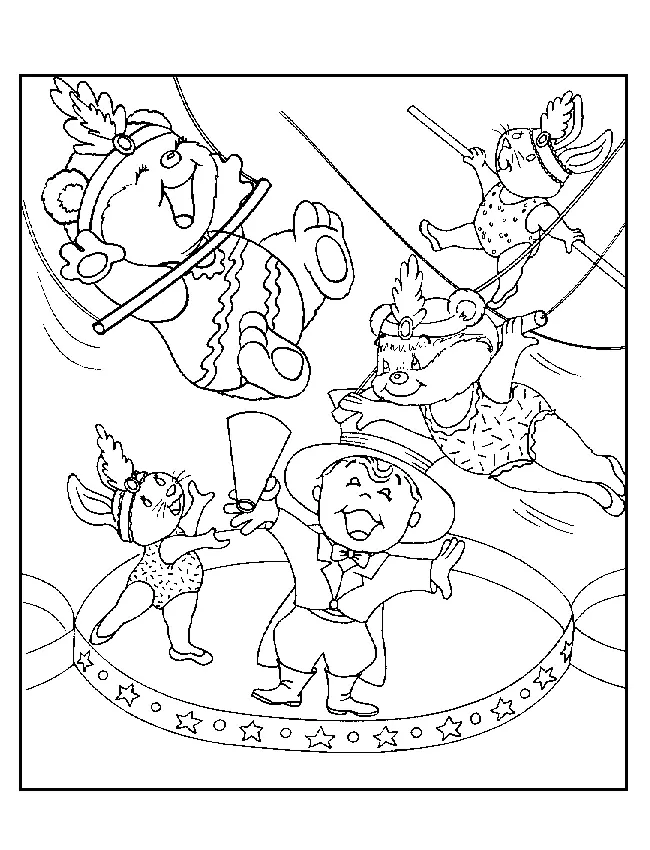 Circus Coloring Pages – 026