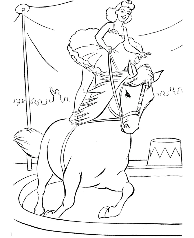 Circus Coloring Pages – 027