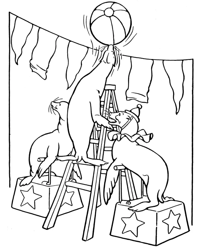 Circus Coloring Pages – 032