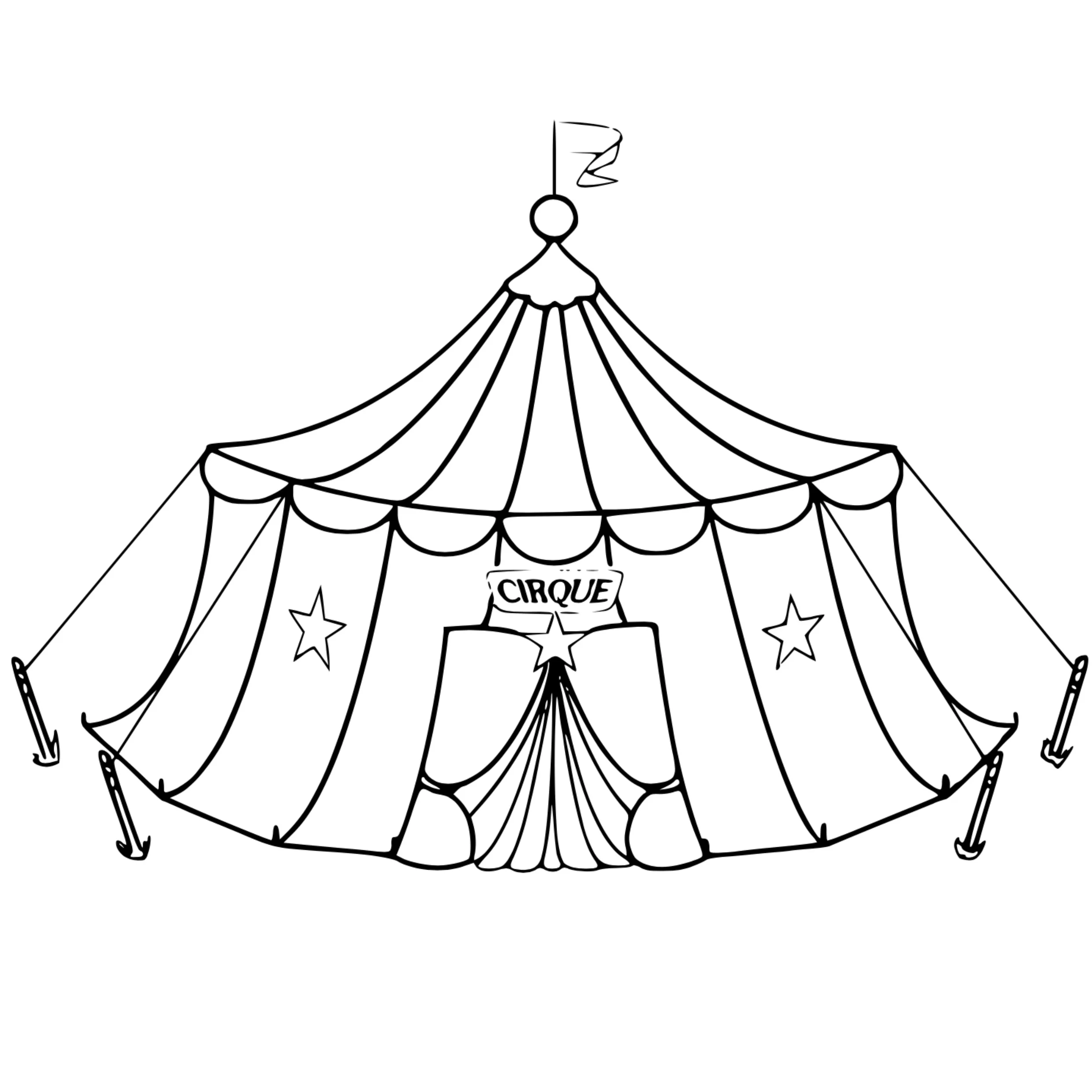 Circus Coloring Pages – 055