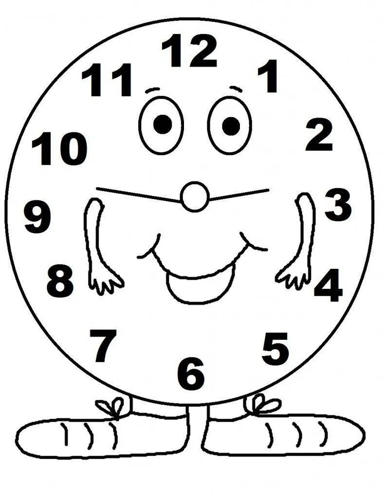 Clocks Coloring Pages – 002