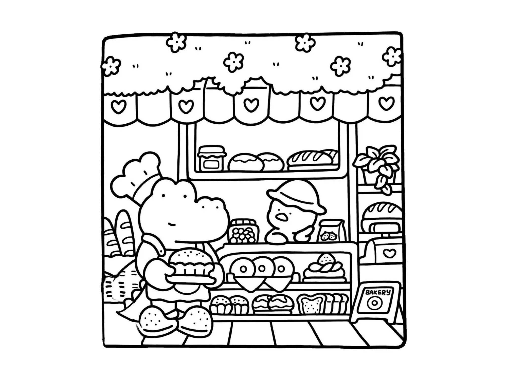 Cozy Friends Coloring Pages – 037