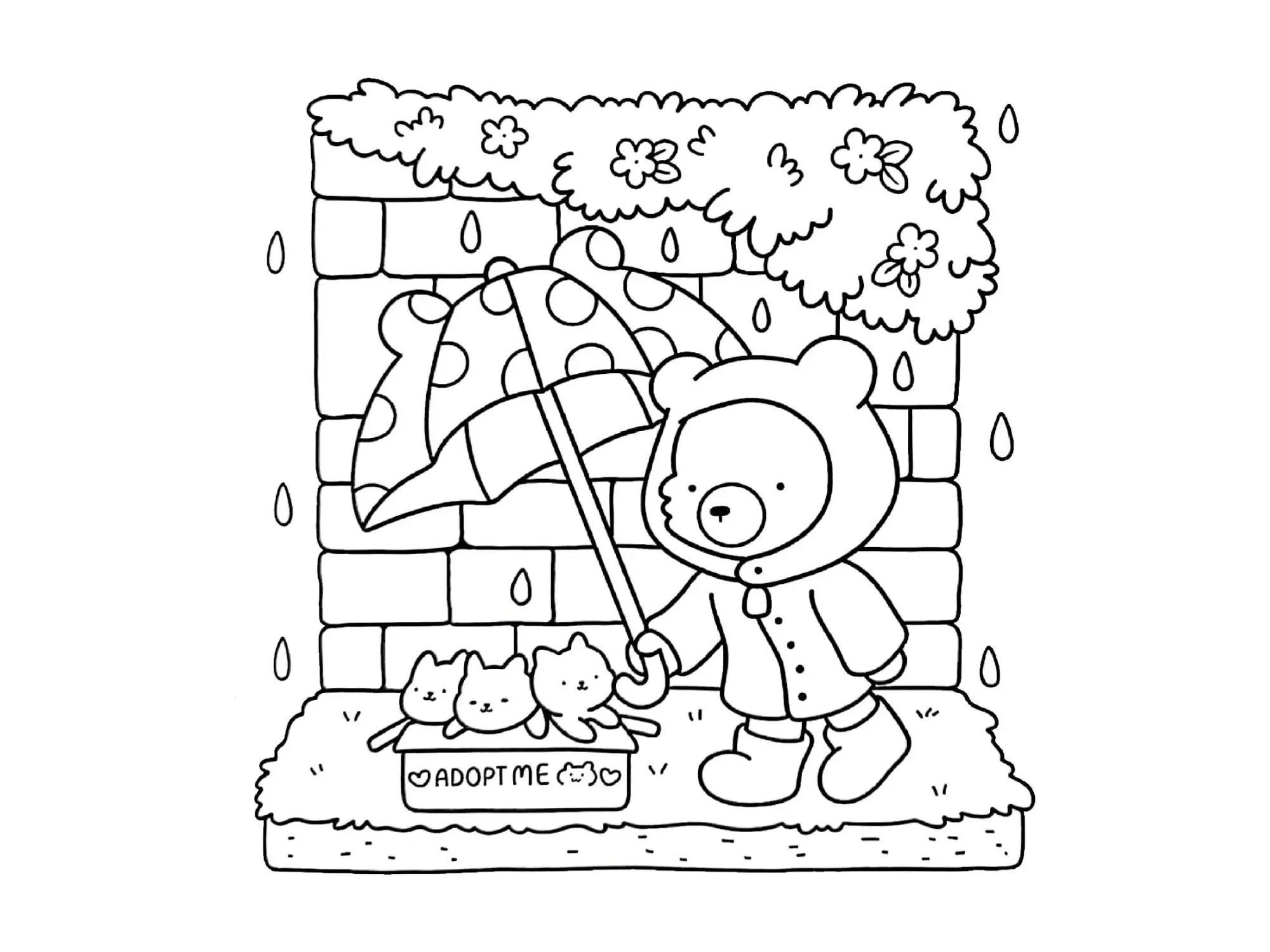Cozy Friends Coloring Pages – 072
