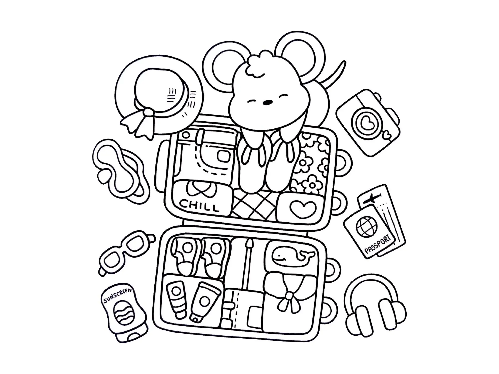 Cozy Friends Coloring Pages – 083