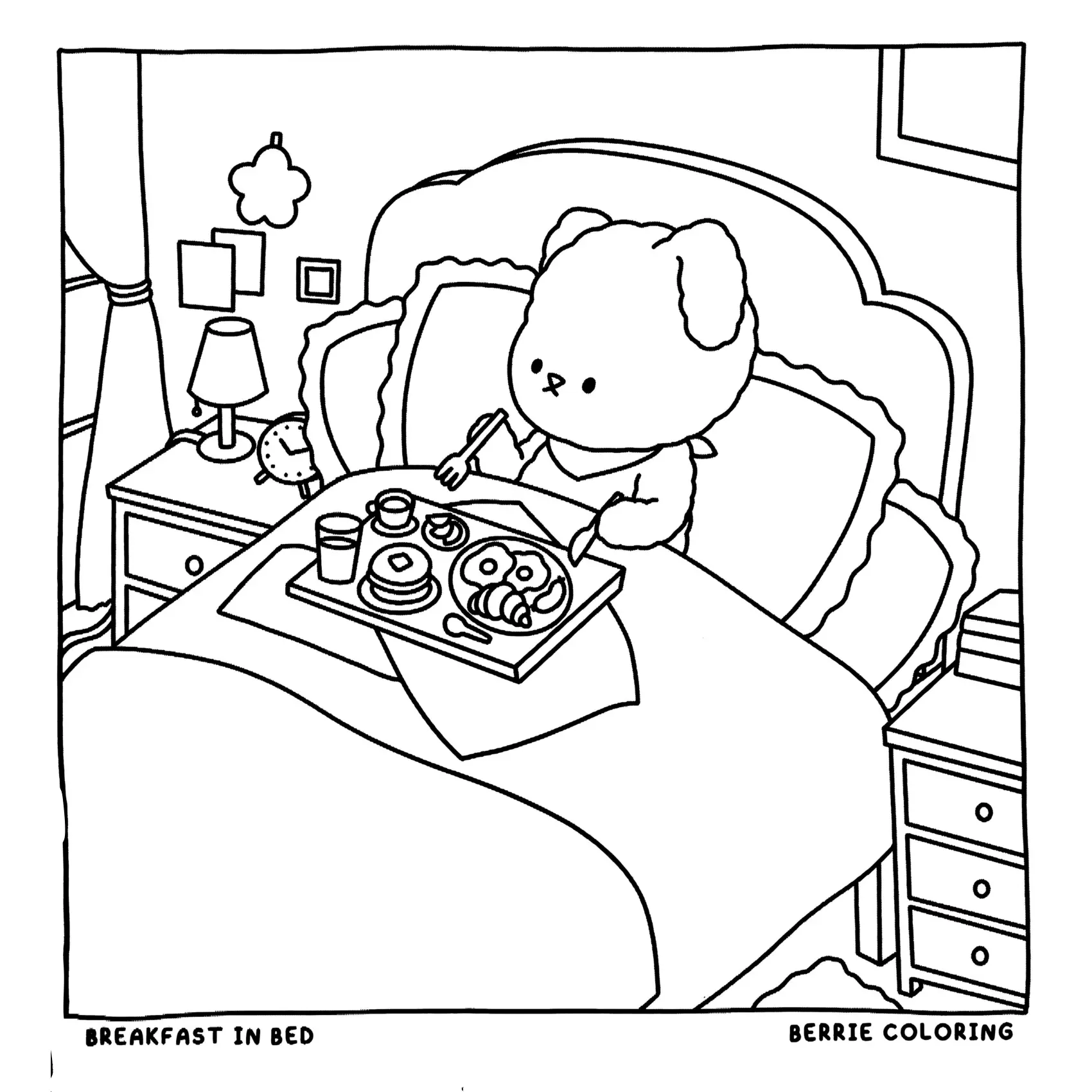 Cozy Friends Coloring Pages – 099
