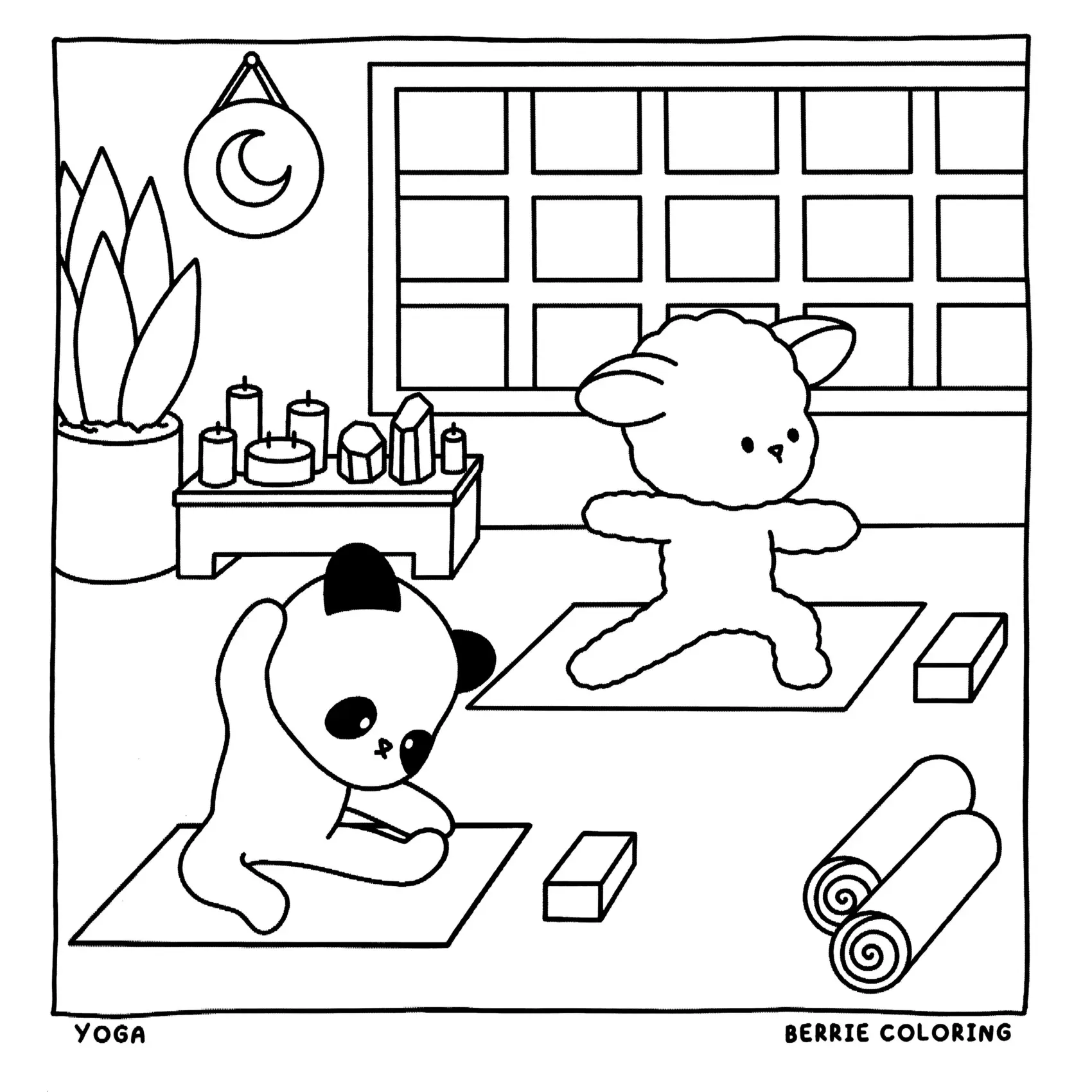Cozy Friends Coloring Pages – 105