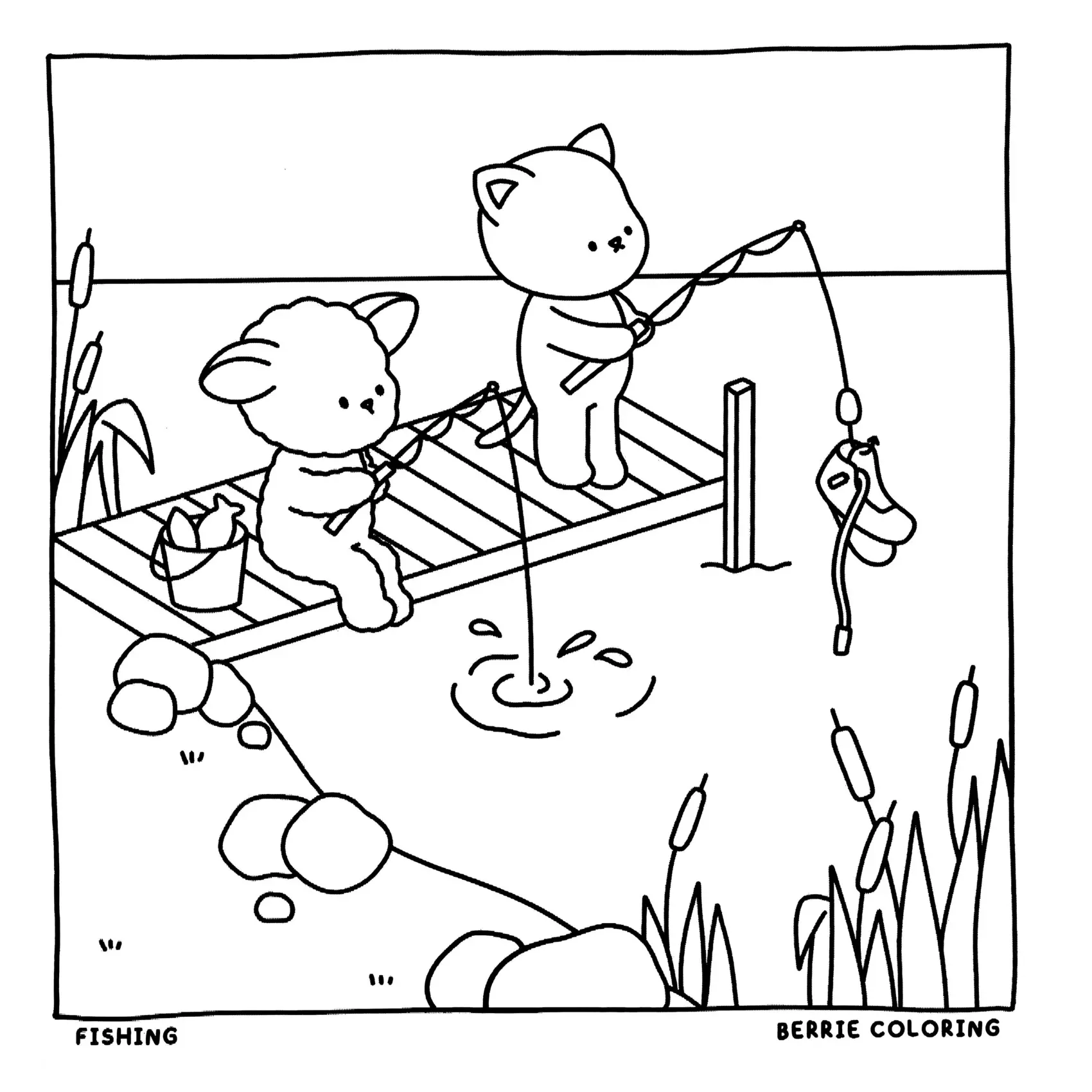 Cozy Friends Coloring Pages – 107